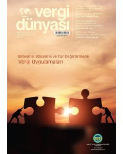 Vergi Dünyası Dergisi Sayı:468 Ağustos 2020