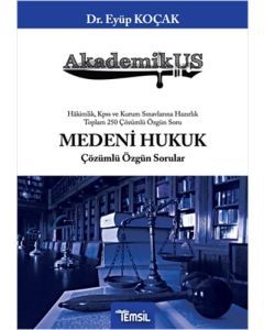 Akademikus Medeni Hukuk Çözümlü Özgün Sorular