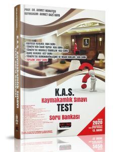 2020 KAS Kaymakamlık Sınavı Test Soru Bankası