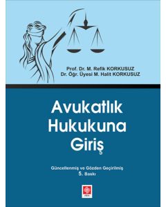 Avukatlık Hukukuna Giriş