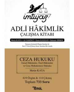 İmtiyaz - Adli Hakimlik Çalışma Kitabı