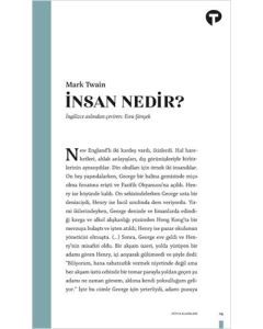 İnsan Nedir?