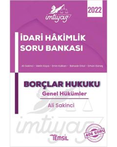 İmtiyaz İdari Hakimlik Çalışma Kitabı - Borçlar Hukuku Genel Hükümler