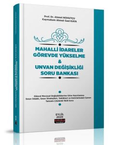 Mahalli İdareler Görevde Yükselme ve Unvan Değişikliği Soru Bankası