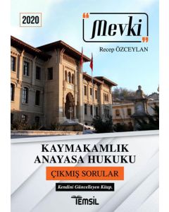 2020 Mevki - Kaymakamlık Anayasa Hukuku Çıkmış Sorular