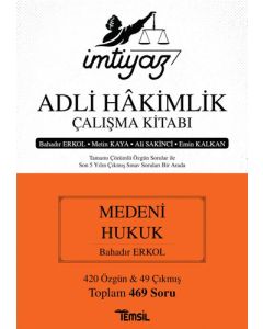 İmtiyaz Adli Hakimlik Çalışma Kitabı - Medeni Hukuk 
