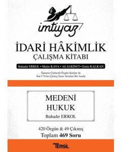 İmtiyaz İdari Hakimlik Çalışma Kitabı - Medeni Hukuk 