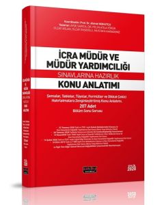 İcra Müdür ve Müdür Yardımcılığı Sınavlarına Hazırlık Konu Anlatımı