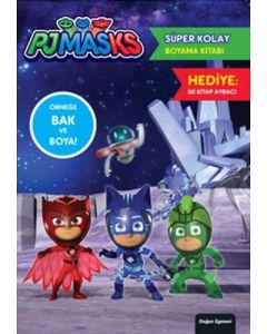 Pjmasks - Süper Kolay Boyama Kitabı