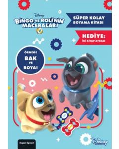Disney Bingo ve Roli'nin Maceraları - Süper Kolay Boyama Kitabı