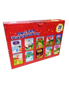 Renkli Dünya Çocuk Klasikleri Seti - 20 Kitap Takım 