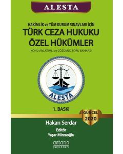 Alesta - Hakimlik ve Tüm Kurum Sınavları için Türk Ceza Hukuku Özel Hükümler