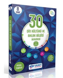 8. Sınıf Çözümlü 30 Din Kültürü ve Ahlak Bilgisi Denemesi