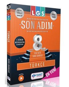 LGS Son Adım Türkçe Yeni Nesil Soru Bankası 