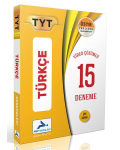 TYT Türkçe Video Çözümlü 15 Deneme 