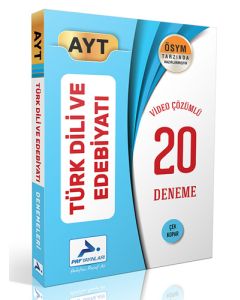 AYT Türk Dili ve Edebiyatı Video Çözümlü 20 Deneme