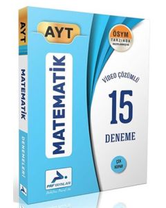 AYT Matematik Video Çözümlü 15 Branş Deneme