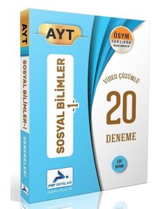 AYT Sosyal Bilimler-1 Video Çözümlü 20 Deneme