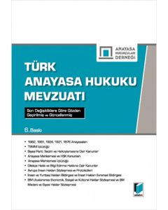 Türk Anayasa Hukuk Mevzuatı (Ciltli)