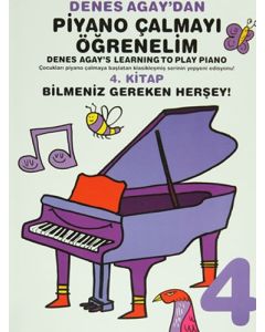 Denes Agay'dan Piyano Çalmayı Öğrenelim 4. Kitap