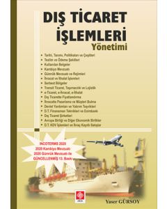 Dış Ticaret İşlemleri Yönetimi