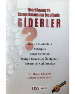 Ticari Kazanç ve Kurum Kazancının Tespitinde Giderler (Ciltli)