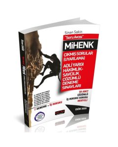 Mihenk Çıkmış Sorular (Uyarlama)  Adli Yargı Hakimlik - Savcılık Çözümlü Deneme Sınavları