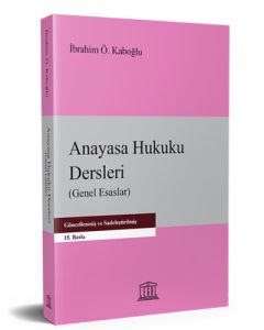 Anayasa Hukuku Dersleri