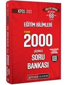 2021 KPSS Eğitim Bilimleri Çözümlü Efsane 2000 Soru Bankası