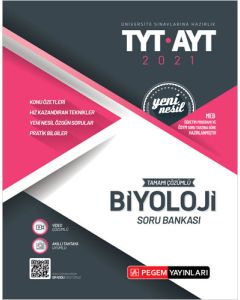 Üniversite Sınavlarına Hazırlık TYT-AYT 2021 Tamamı Çözümlü Biyoloji Soru Bankası