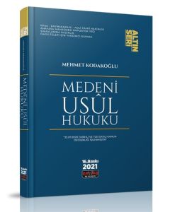Medeni Usul Hukuku Konu Anlatımı