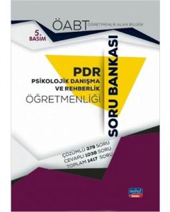 ÖABT Psikolojik Danışma ve Rehberlik Öğretmenliği - Soru Bankası 