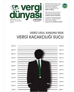 Vergi Dünyası Dergisi Sayı:471 Kasım 2020