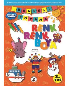 Örnekli Boyama - Renk Renk Boya (3+ Yaş)