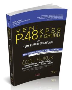 2021 P48 KPSS A Grubu Özel Hukuk Konu Anlatımlı