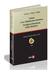 Alman Ceza Muhakemesi Kanunu StrafprozeBordnung (StPO RiStBV)