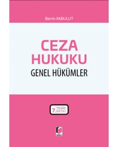 Ceza Hukuku Genel Hükümler (Ciltli)