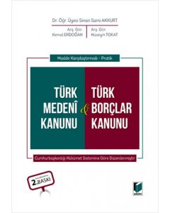 Madde Karşılaştırmalı - Pratik Türk Medeni Kanunu & Türk Borçlar Kanunu (Ciltli)