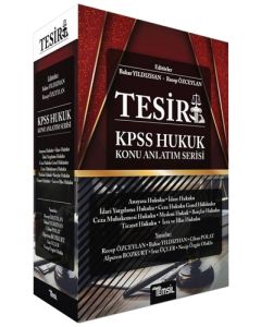 TESİR KPSS A Hukuk Seti Konu Anlatımı