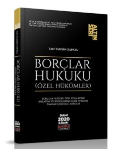 Borçlar Hukuku Özel Hükümler Konu Anlatımı