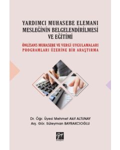 Yardımcı Muhasebe Elemanı Mesleğinin Belgelendirilmesi ve Eğitimi