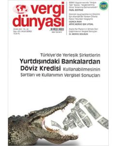 Vergi Dünyası Dergisi Sayı:473 Ocak 2021