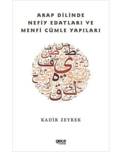 Arap Dilinde Nefiy Edatları ve Menfi Cümle Yapıları