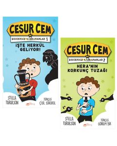 Cesur Cem ve Beceriksiz Kahramanlar Seti - 2 Kitap Takım (Ciltli)
