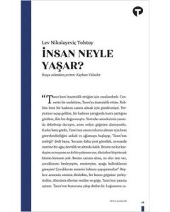 İnsan Ne İle Yaşar?