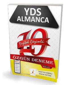 YDS Almanca Dijital Çözümlü 10 Özgün Deneme Sınavı