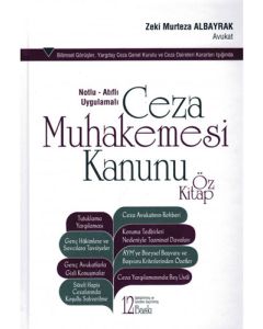 Ceza Muhakemesi Kanunu Öz Kitap (Ciltli)