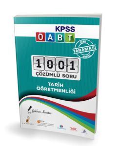 KPSS - ÖABT Tarih Öğretmenliği Alan Taraması Serisi 1001 Çözümlü Soru