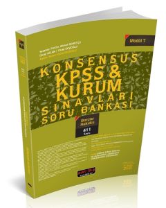 Konsensus KPSS Borçlar Hukuku Soru Bankası