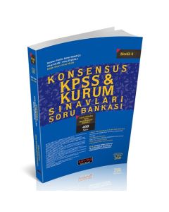 2021 Konsensus KPSS Ceza Hukuku - Ceza Muhakemesi Hukuku Soru Bankası Modül 4